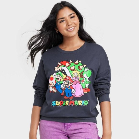 Nintendo Tops Super Mario Graphic Sweatshirt Poshmark
